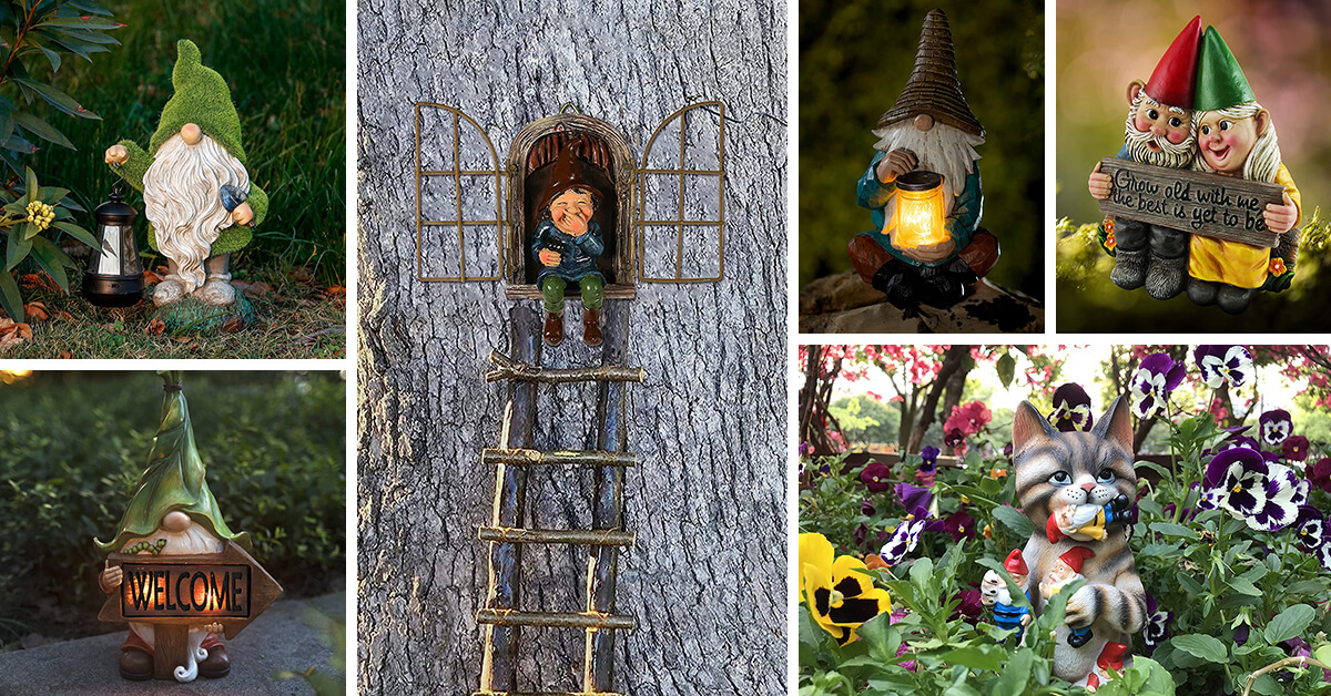 Featured image for “23 Best Outdoor Garden Gnome Ideas for Bringing Your Yard to Life”