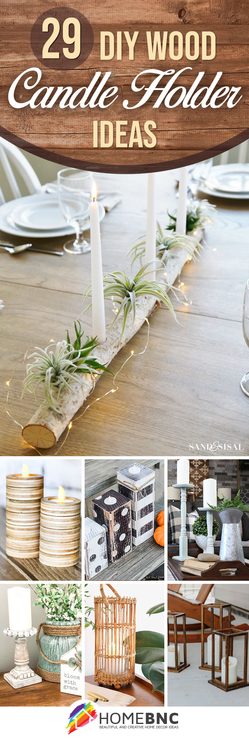 Best DIY Wood Candle Holder Ideas