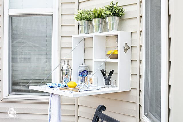 A Unique and Versatile Outdoor Serving Station