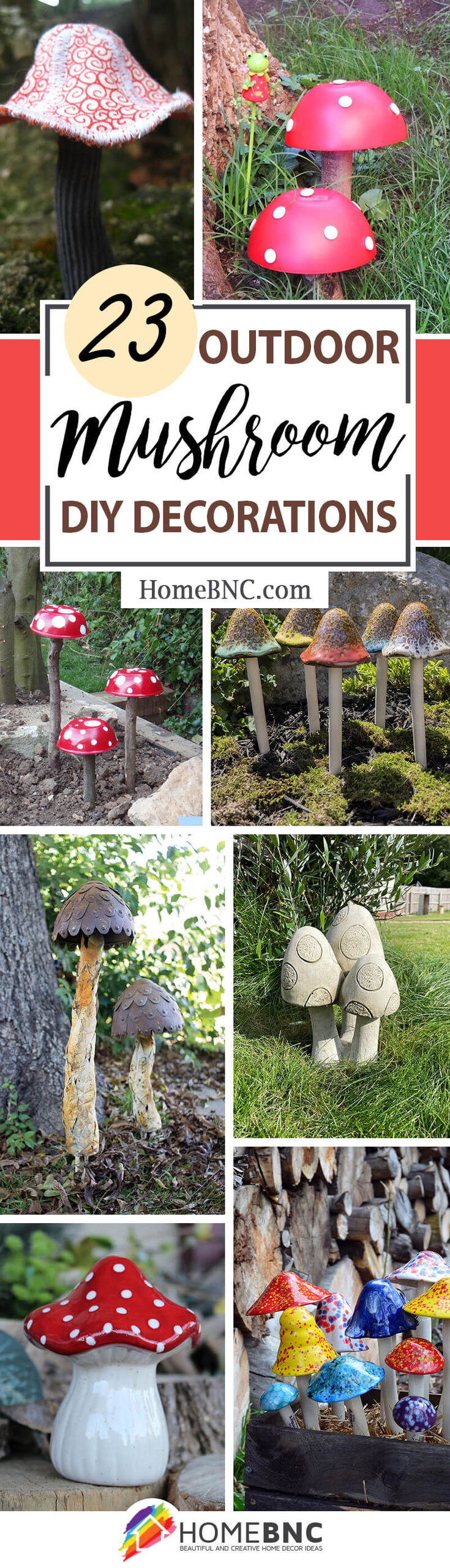 Best DIY Outdoor Mushroom Ideas