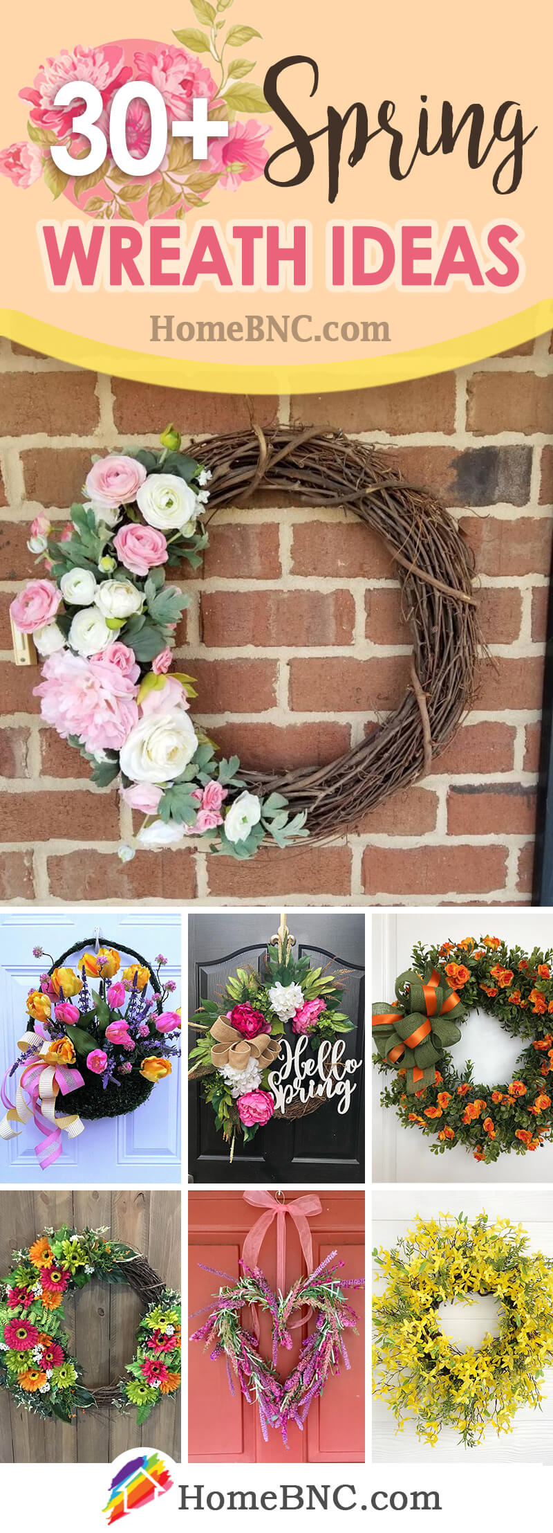 Spring Wreath Ideas