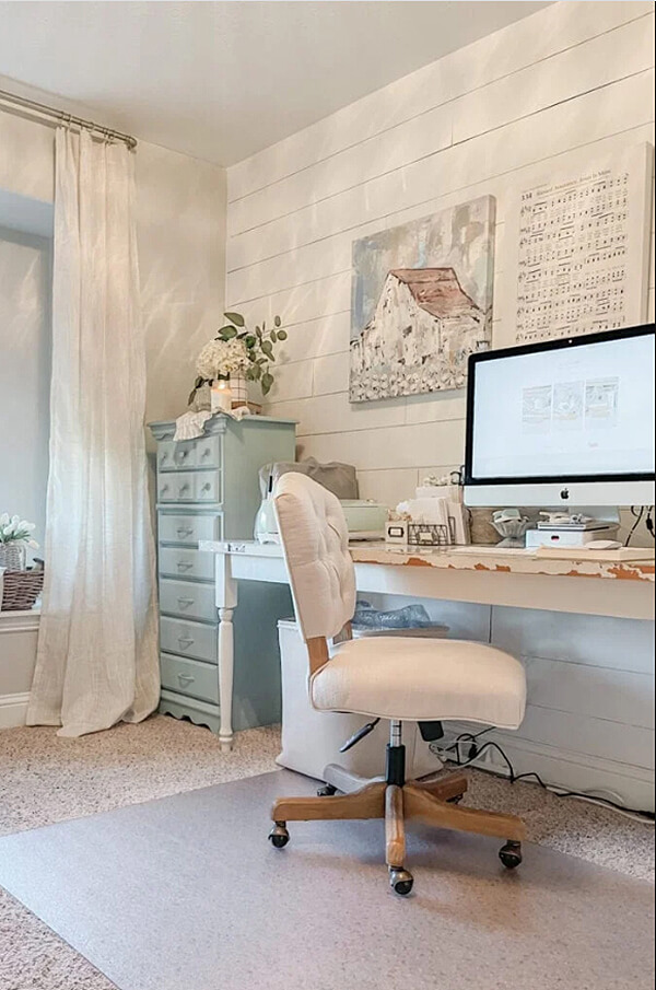 Farmhouse Style Upcycled Door Desk