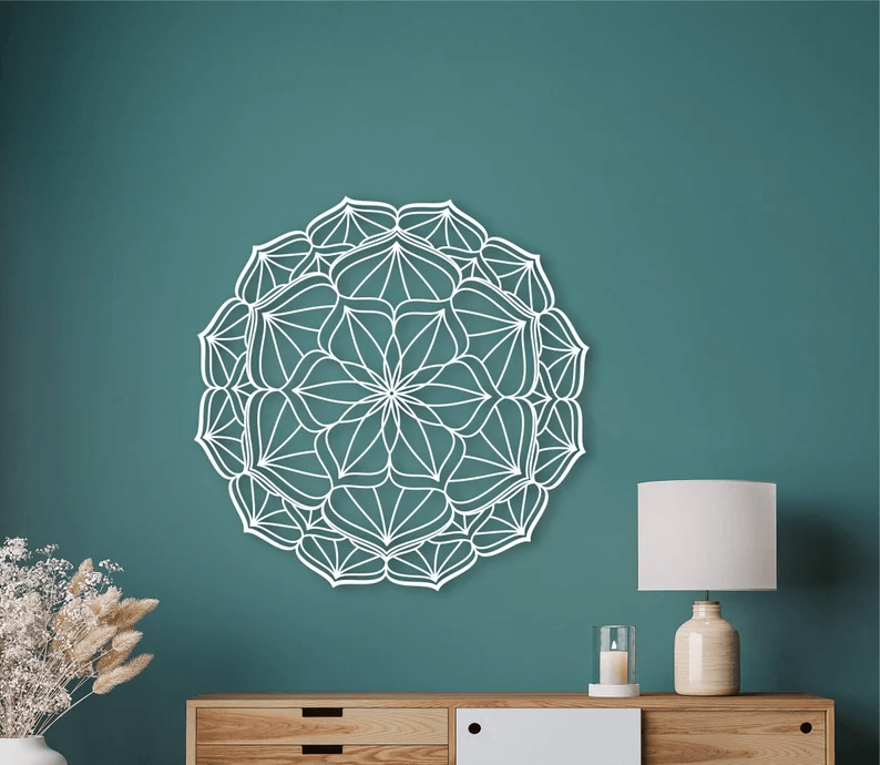 Achieve Bohemian Zen Wooden Mandala Wall Art