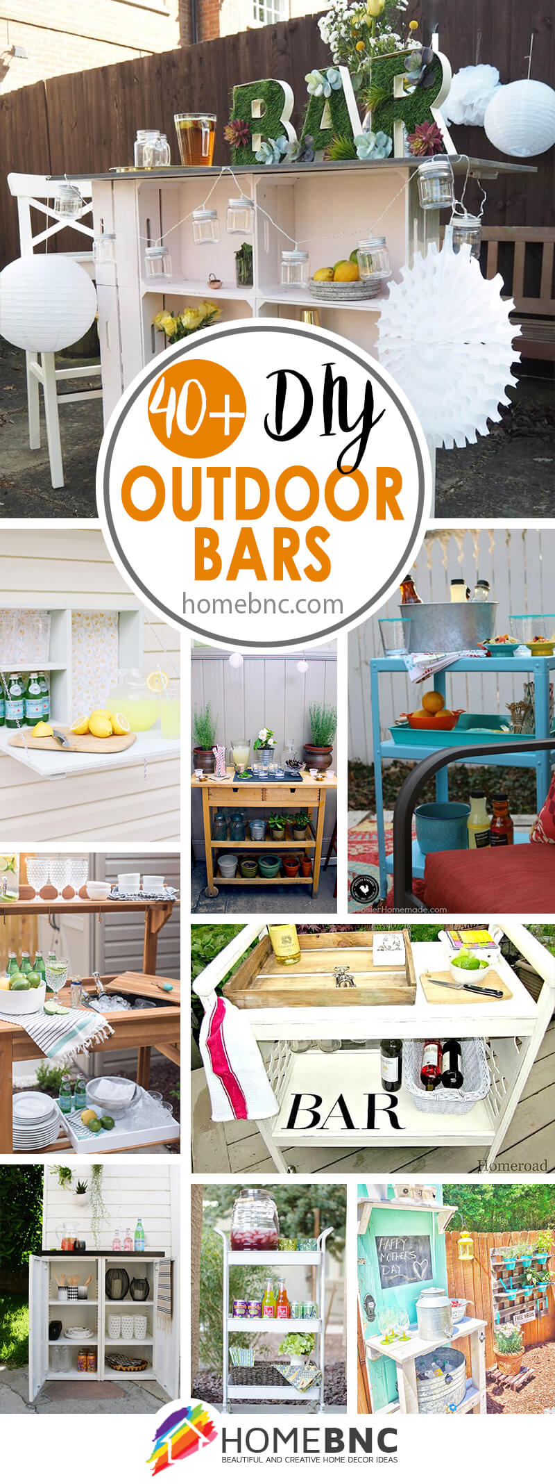 DIY Outdoor Bar Decor Ideas