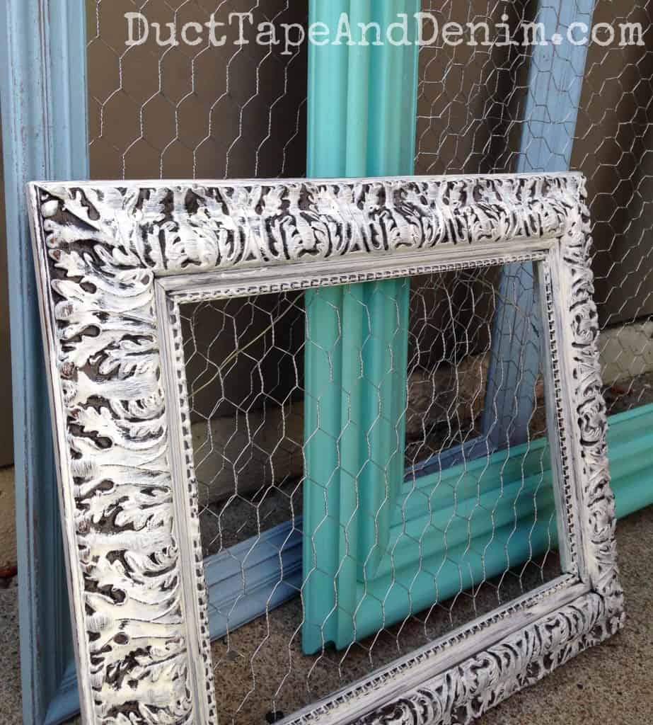 Chicken Wire Frame Wall Art