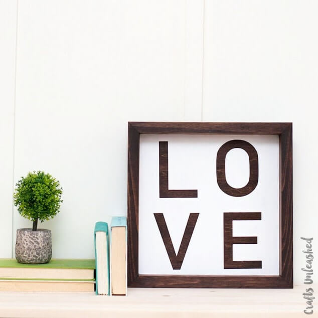 Beautiful Farm House Love Home Sign