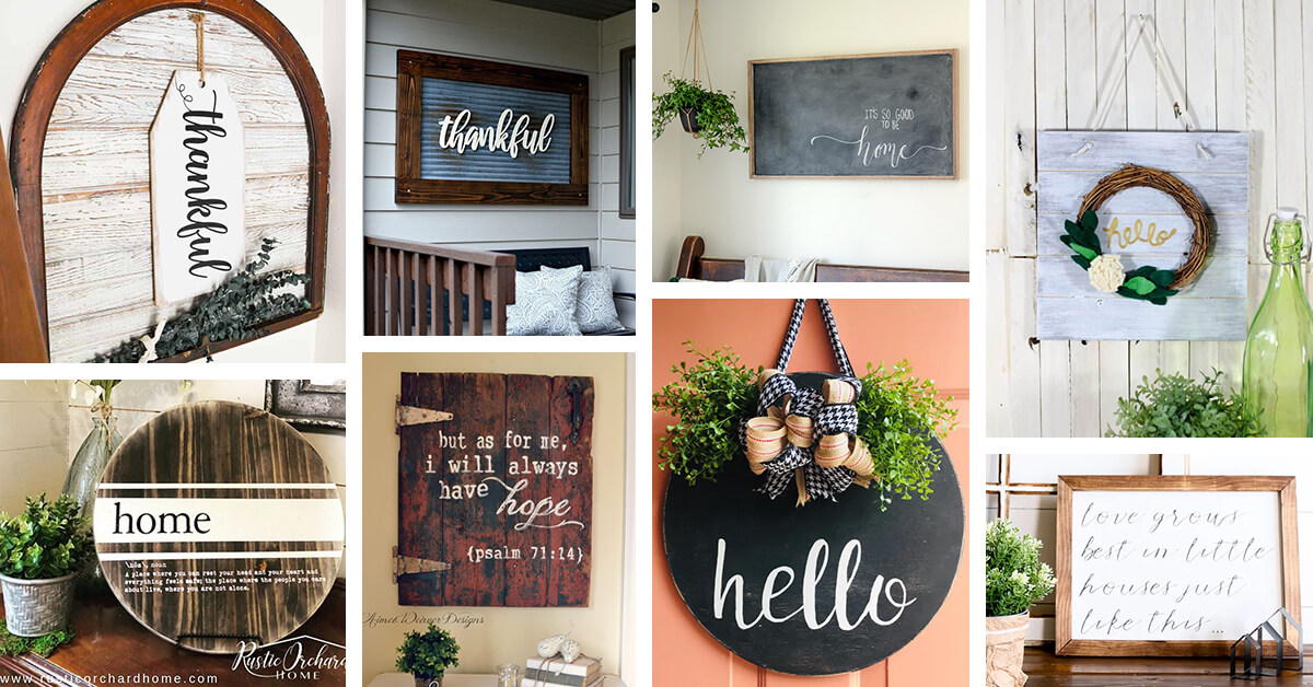 Featured image for “23 DIY Home Signs that will Add Personality to Your Space”