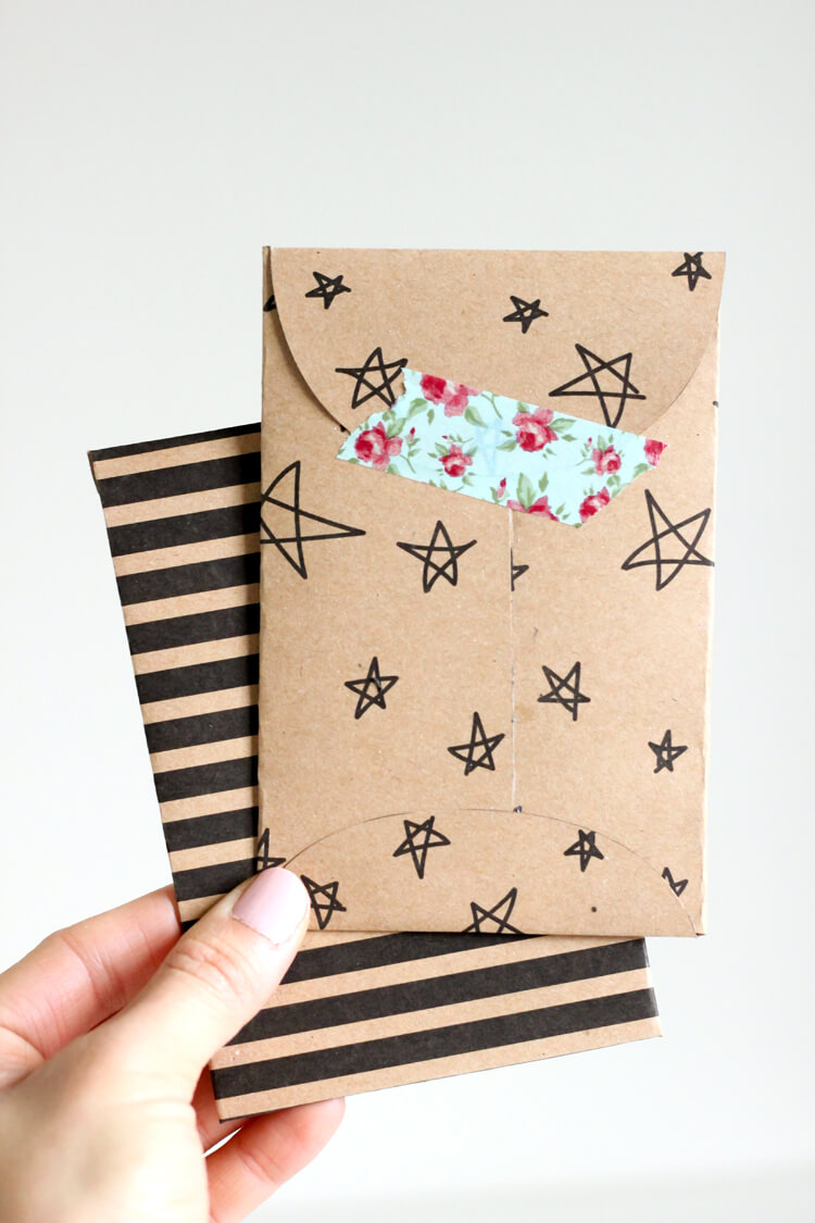 Kraft Paper Gift Card Envelope