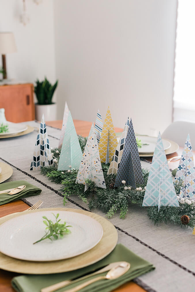 Assembling a Paper Gingerbread House