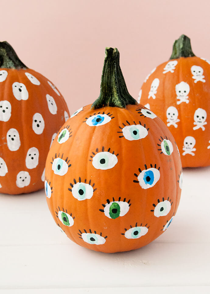 Cool Fingerprint Painting Pumpkin Project