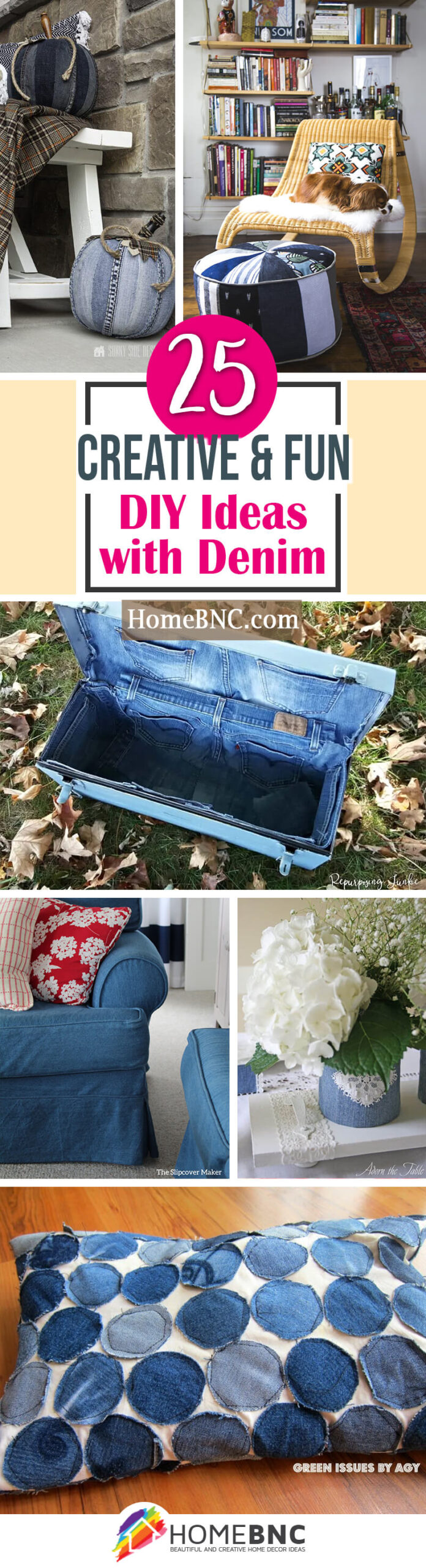 Best DIY Denim Home Decor Ideas