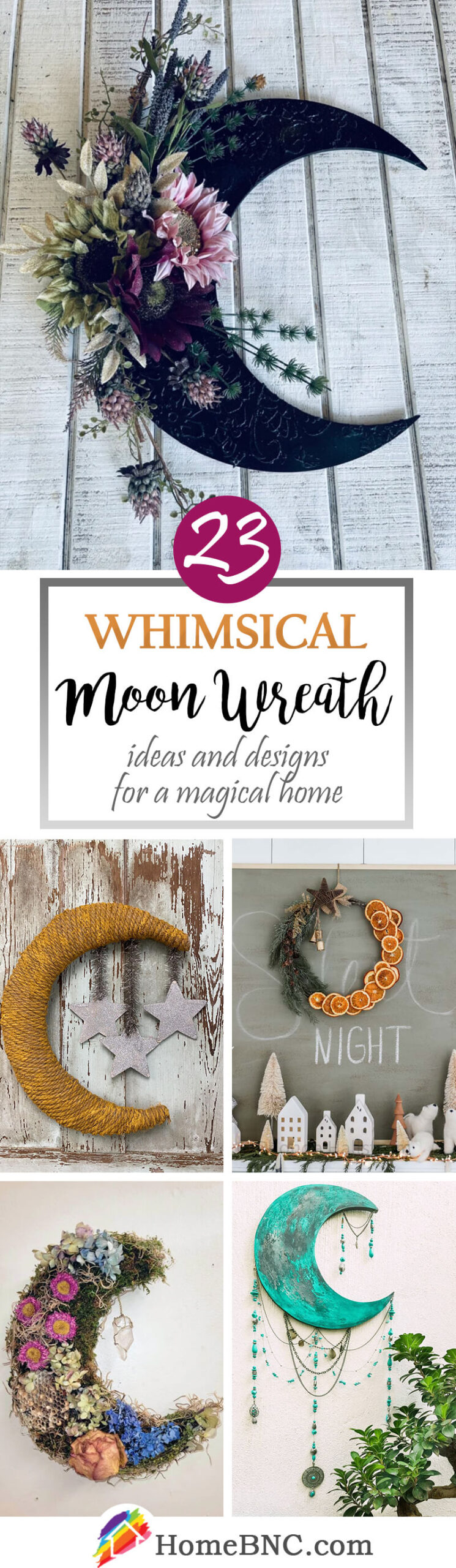 Best DIY Moon Wreath Ideas