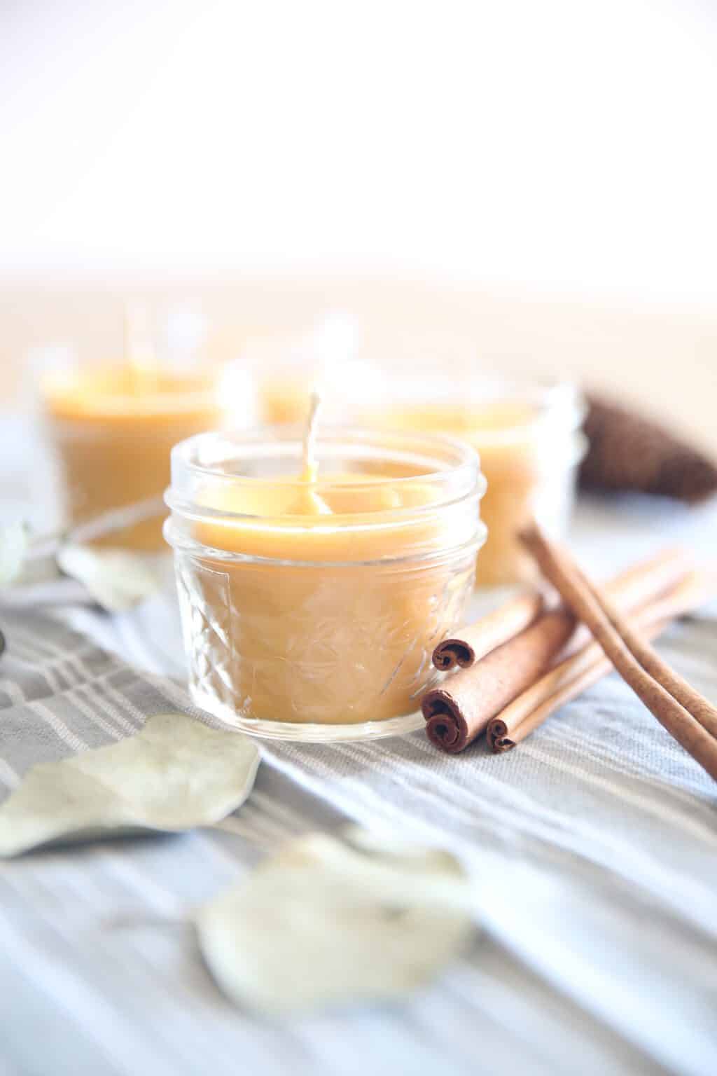 Charming Beeswax DIY Christmas Candle