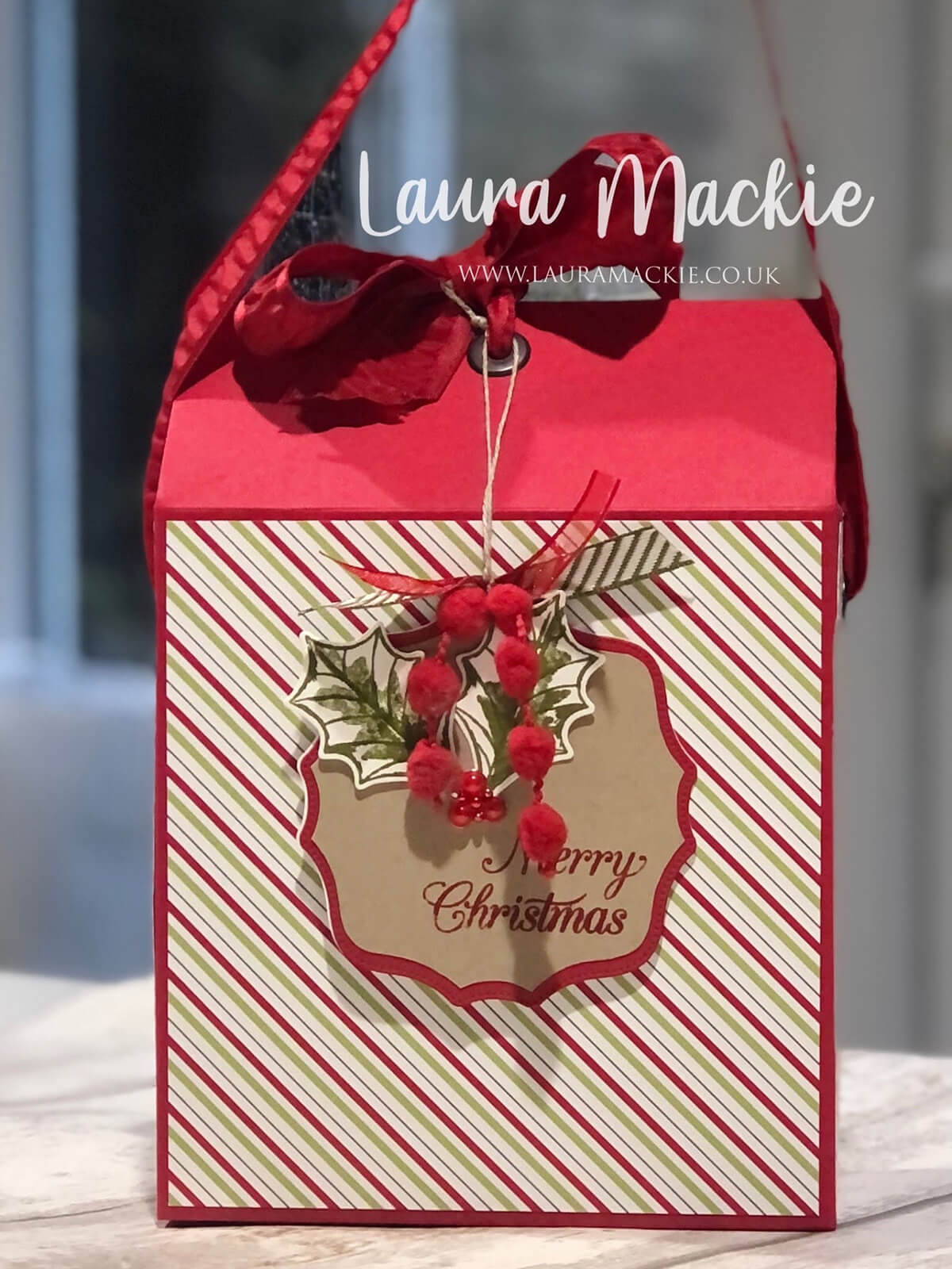 Festive Christmas Gift Bag Box