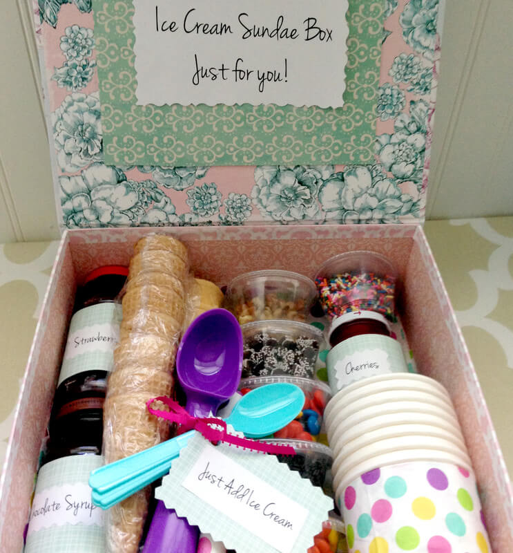 Fun Ice Cream Kit Basket