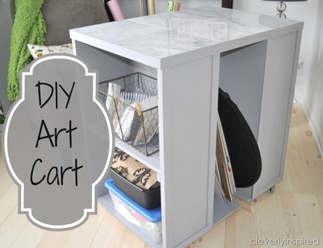 Handmade DIY Art Cart Design