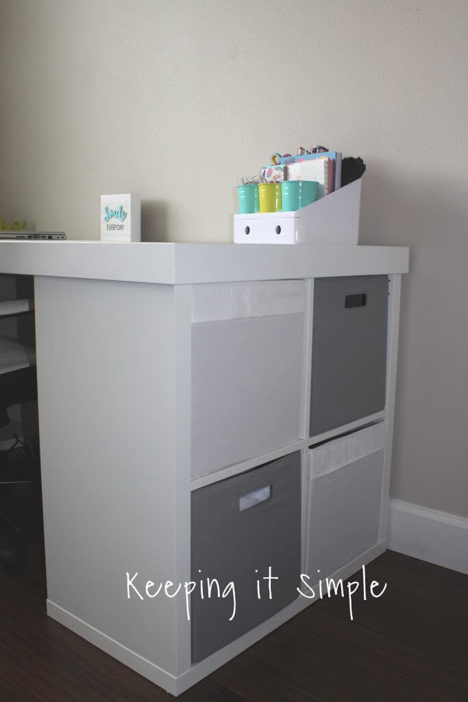 Computer Desk Storage IKEA Hack