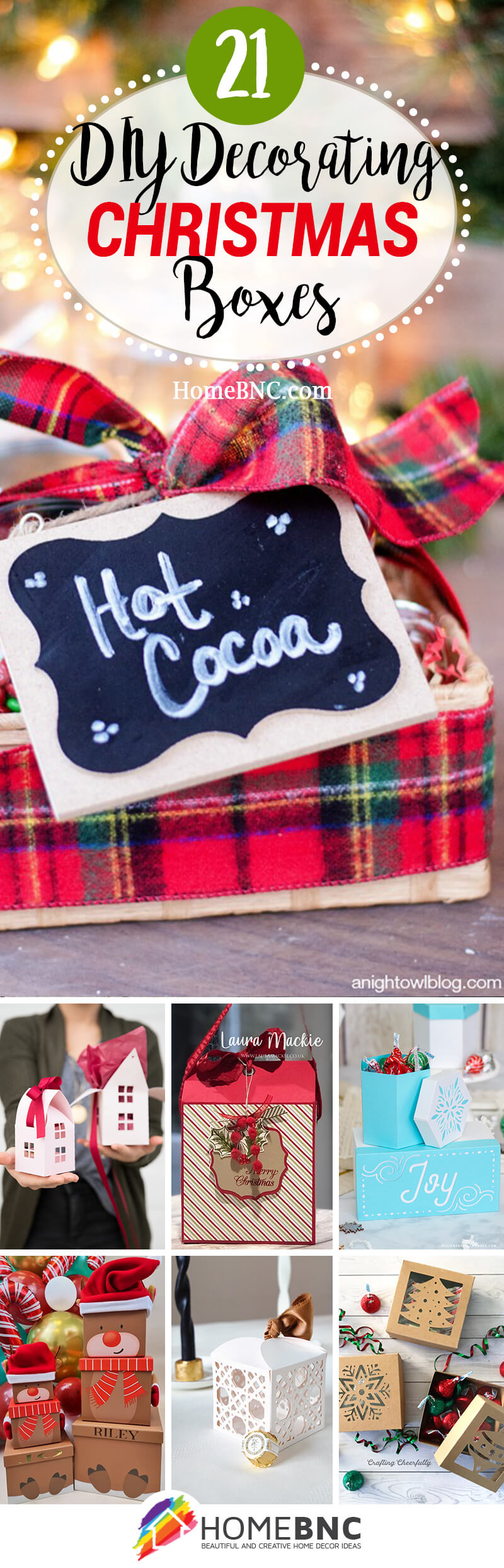 DIY Decorating Christmas Boxes