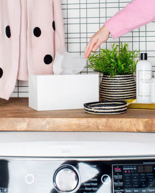 DIY Dryer Sheet Dispenser Design