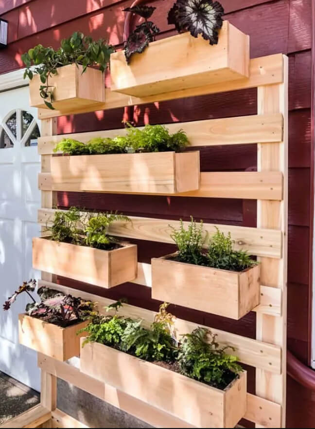 Massive DIY Vertical Herb Planter