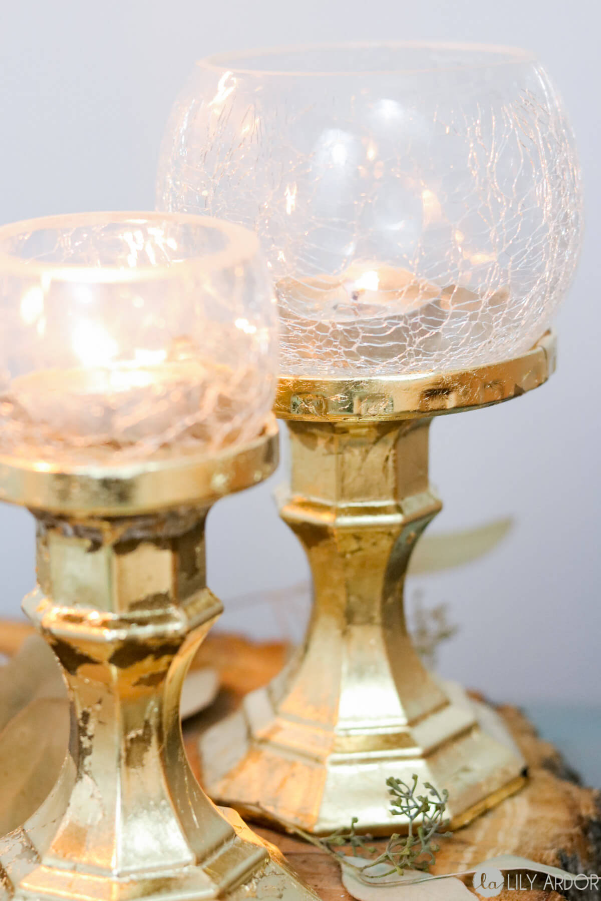 Elegant Candle Holder Craft Project