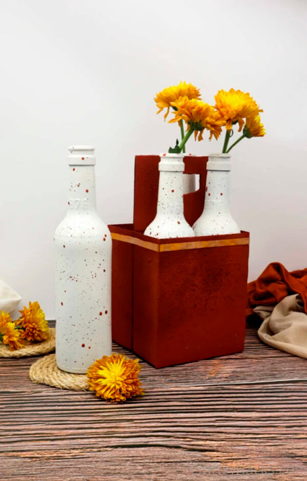 The Beer Bottle Wedding Centerpiece