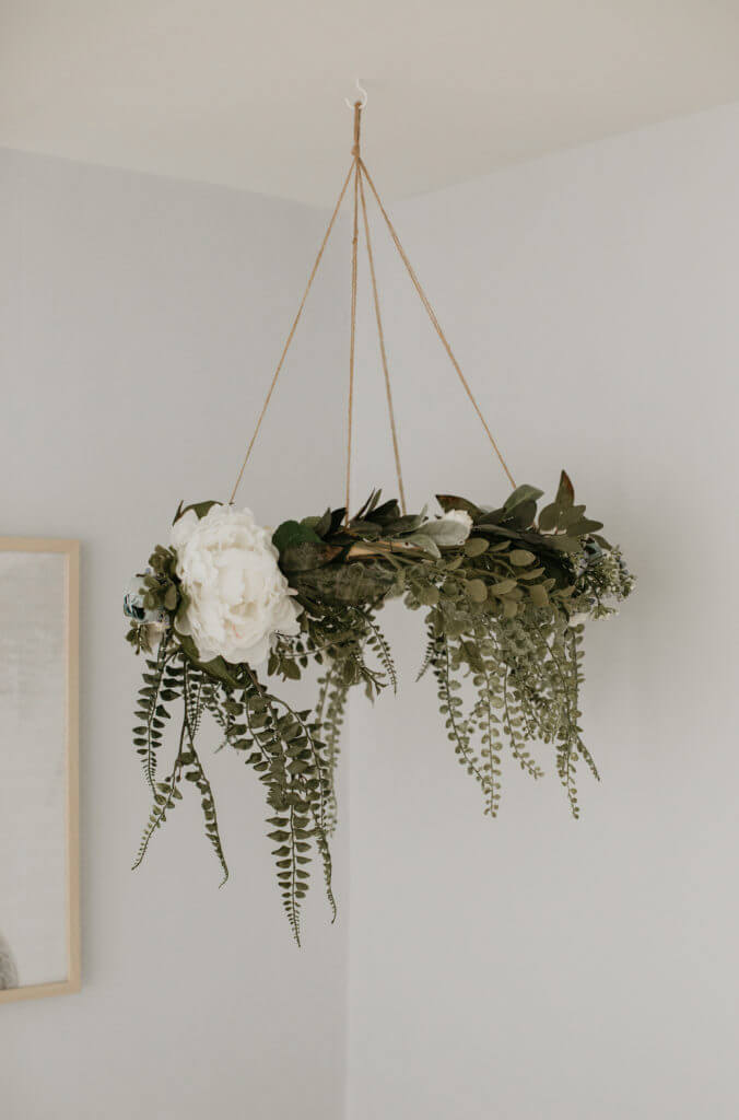 DIY Vintage Garden Mobile