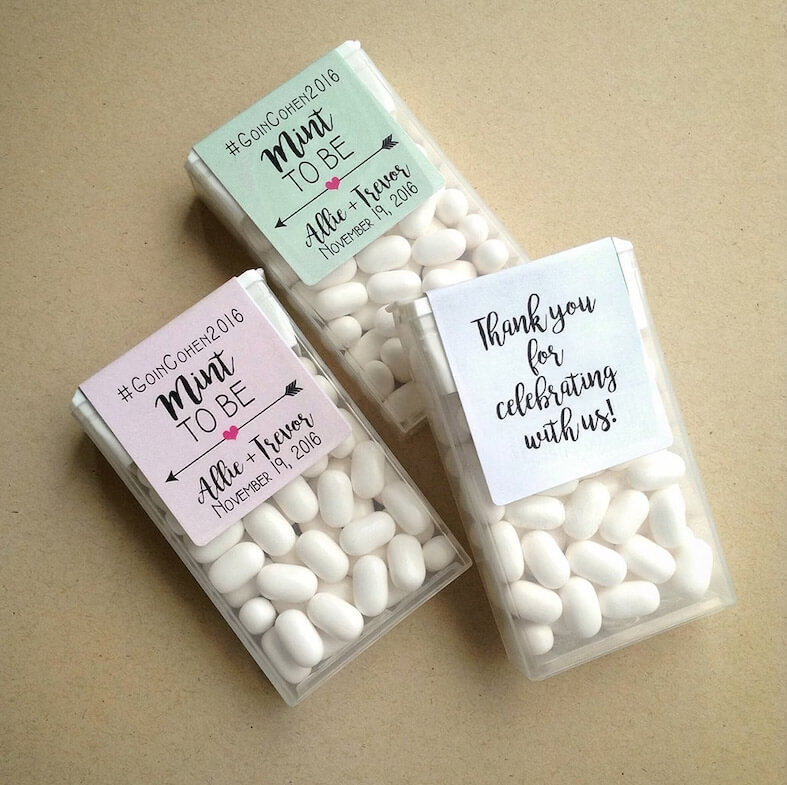 Cute Customized Miniature Tic Tac Container Label