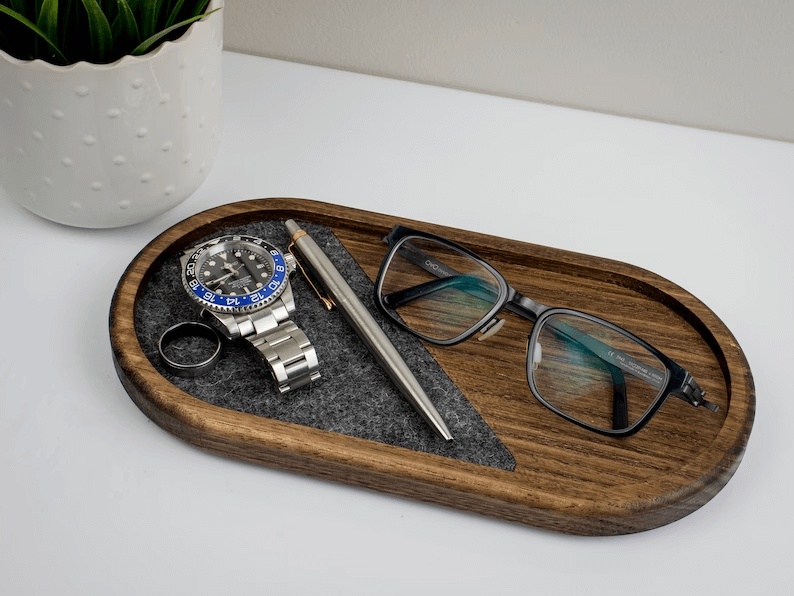 Handmade Tasmanian Oak Valet Tray