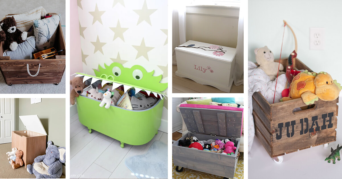 Featured image for “17 Awesome DIY Toy Box Ideas to Tidy up Your Kid’s Room”