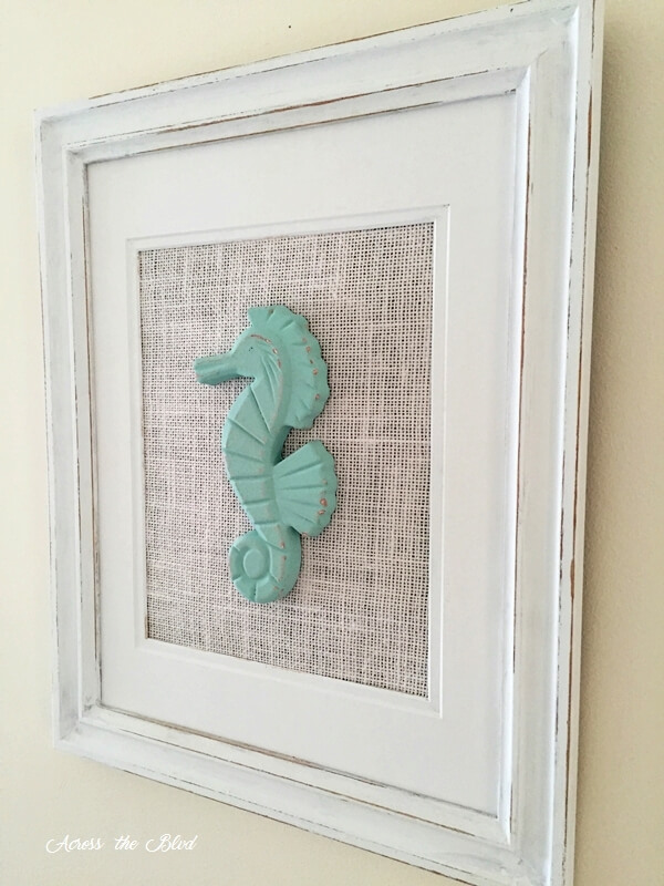 Handmade Seahorse Coastal Wall Art