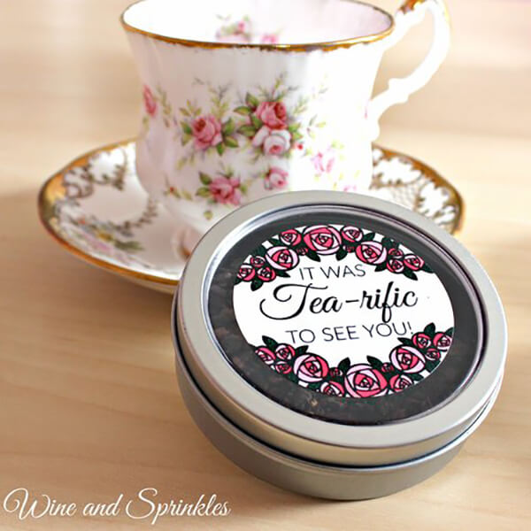 Darling Tin Filled with Loose-Leaf Tea