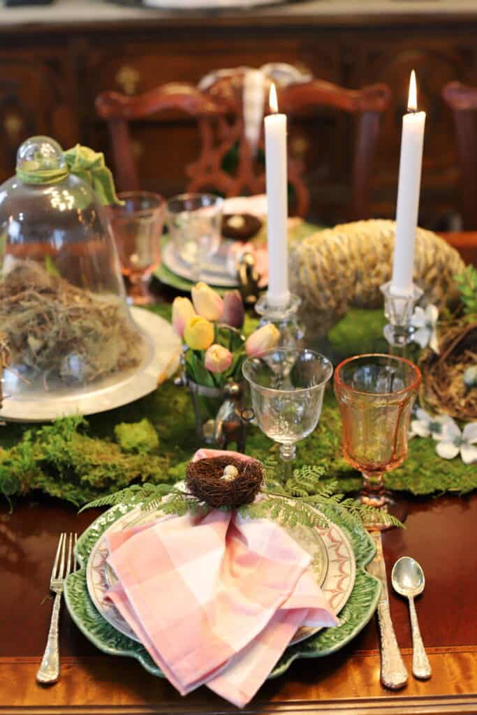 Beautifully Rustic Easter Table Design