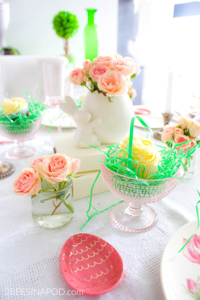 Pretty Pink Themed Table Setting