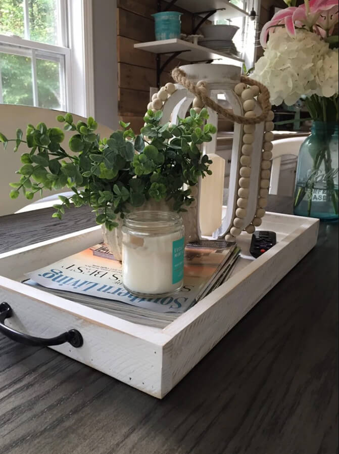 Handmade Farmhouse Styled Serving Tray