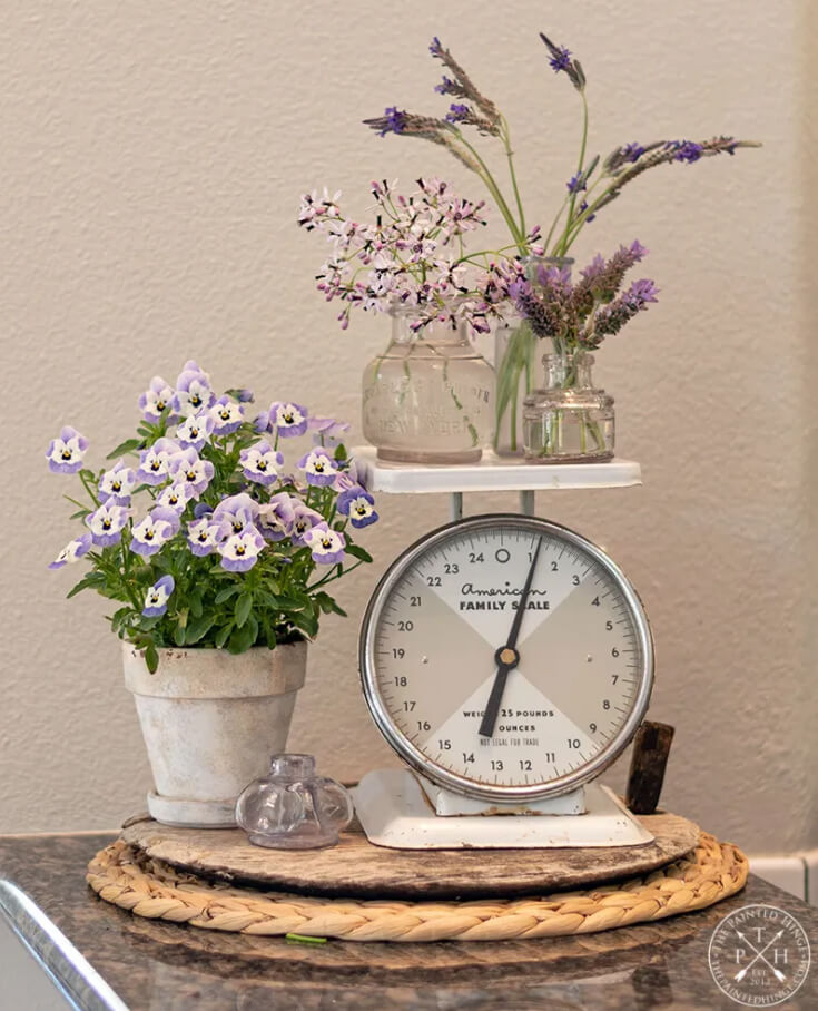 Yellow Bloom Themed Spring Centerpiece