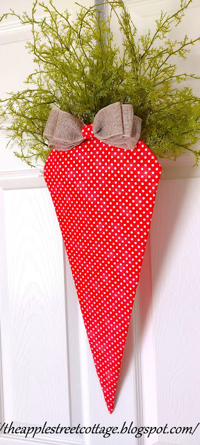 Handmade Spring Carrot Door Hanging