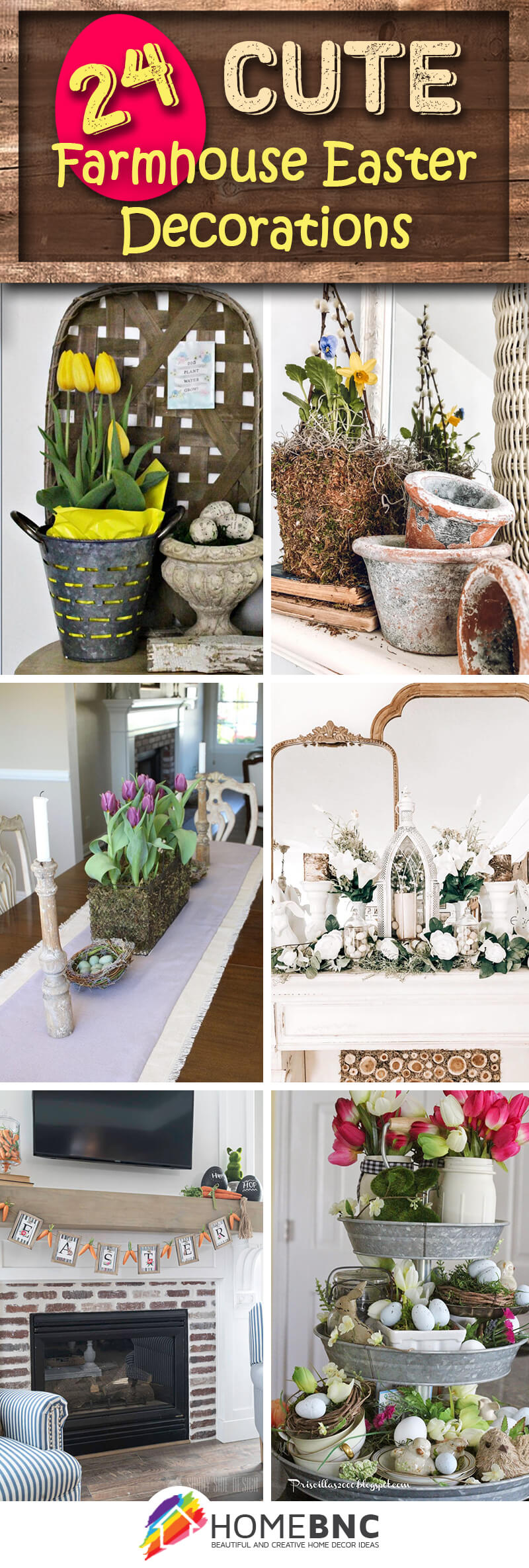 Farmhouse Easter Decor Ideas