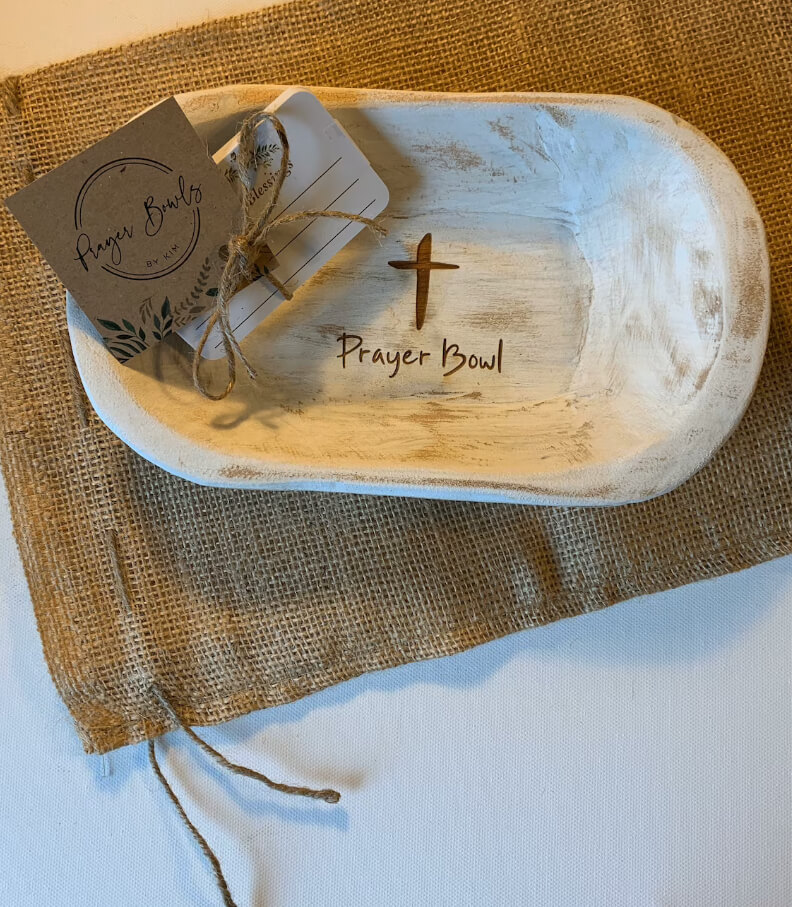 Farmhouse Styled Miniature Prayer Bowl