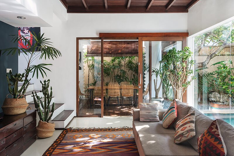 Tropical style interior